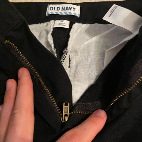 OLD NAVY SIZE 12 BLACK PANTS - Picture 4 of 5